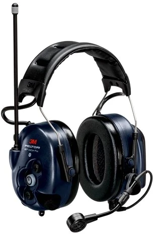 Apsauginės ausinės 3M Peltor WS LiteCom Plus; 33 dB; mėlynos
