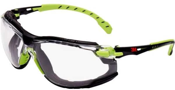 3M S1201SGAFKT apsauginiai akiniai juodu rėmeliu