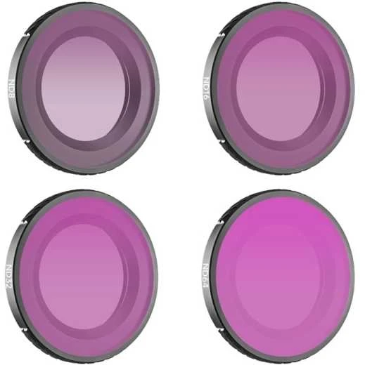 4 „Sunnylife ND8 + ND16 + ND32 + ND64“ filtrų rinkinys, skirtas „Osmo Nano“