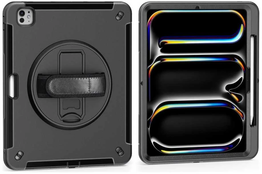 „4smarts Rugged Case Grip“, skirta 11 colių „iPad Pro“ (M4, 2024 m.)