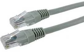 4WORLD 06559 4World Patchcord RJ45, be kliūčių, kat. 5e UTP, 0,5m, pilka