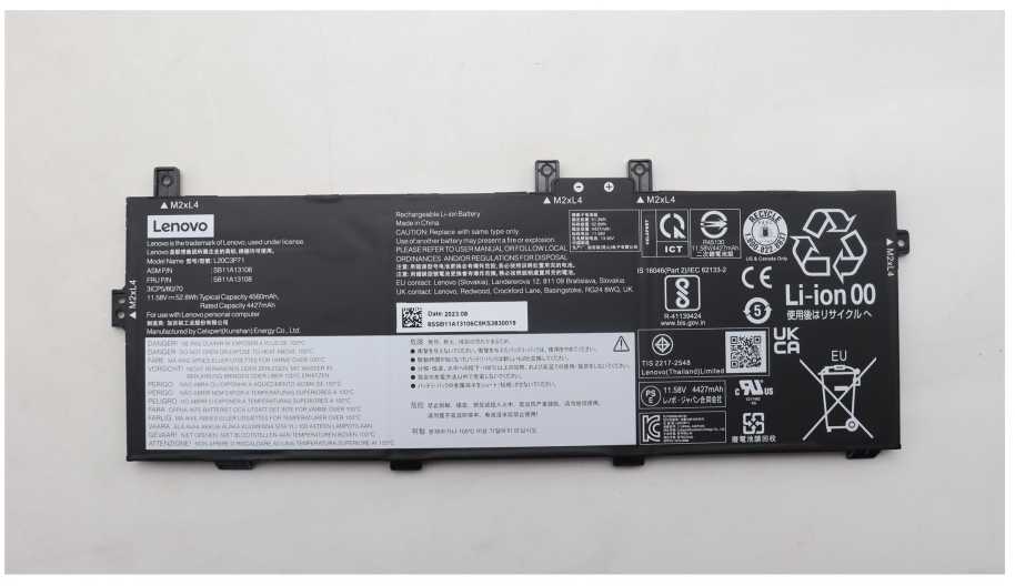 Lenovo 52,8 Wh ličio jonų vidinė baterija