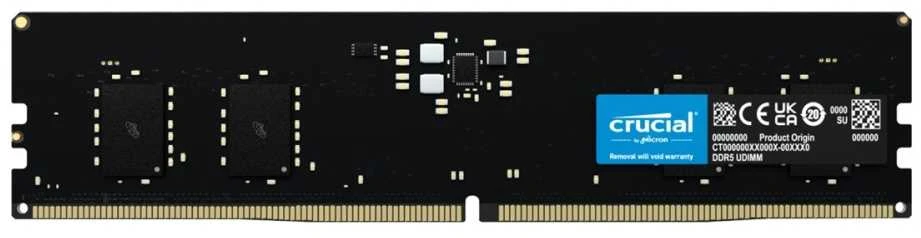 RAM Crucial 8 GB DDR5-5600 UDIMM CL46 (16 GB) dėklas