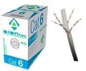 Alantec Tinklo Kabelis - A-LAN Kiu6PVC305, Pilkas 305 m Cat6 U/UTP