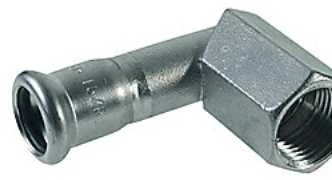 Aalberts integrated piping systemsBV VSH kampinis galas 35 mm x 1,1/4 colio - M-dėklo XPress nerūdijančio plieno presas