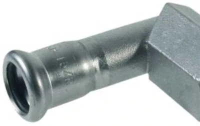 Aalberts integrated piping systemsBV VSH kampinis galas 28 mm x 3/4'' - M-tray XPress nerūdijančio plieno presas