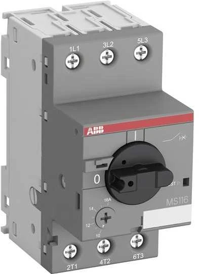 ABB variklio pertraukiklis MS116-10 3P 10A 1SAM250000R1010