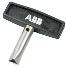ABB 2CEA000042K2671, Key, Juodas, Nerūdijantis plienas, 90 mm, 90 mm, 18 mm, 54 g
