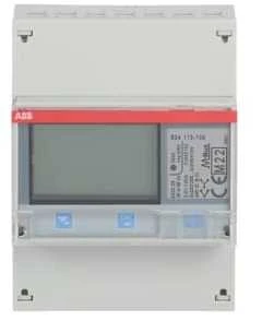 ABB Elektros skaitiklis transformatoriniam matavimui. 3P+N, 230–400 V, MID patvirtintas B klasės (1 klasė), impulsų/aliarmo išėjimai, su M-bus sąsaja