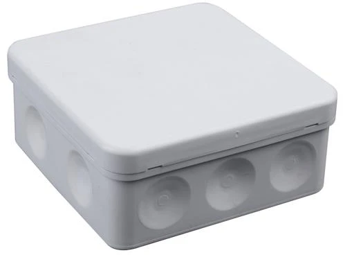 ABB ant paviršiaus montuojama dėžutė 104x104 mm su IP55 AP10 kabelių riebokšliu