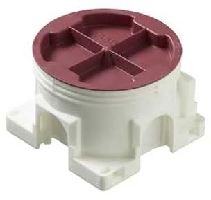 ABB Prie sienos montuojama ir įleidžiama dėžutė, Euro 1 modulis. Gylis: 47 mm.