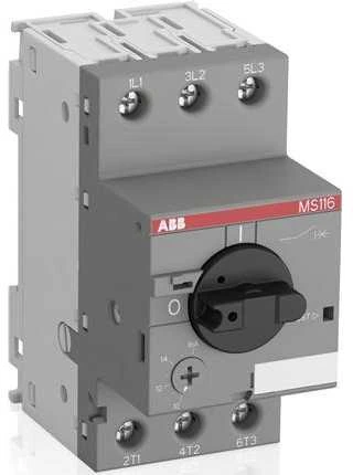 ABB variklio apsaugos jungiklis MS116-1.0 3P 1A 1SAM250000R1005