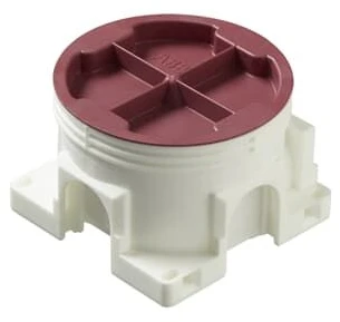 ABB Prie sienos montuojama ir įleidžiama dėžutė, Euro 1 modulis. Gylis: 47 mm.