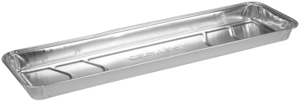 Abena Aliuminio dėklas 700 ml 390x105x21 mm, 5 pakuotės x 125 vnt./kartonas