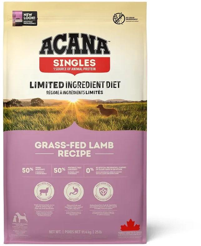 Acana Grass-Fed Lamb Dog sausas maistas šunims su ėriena 11,4 kg