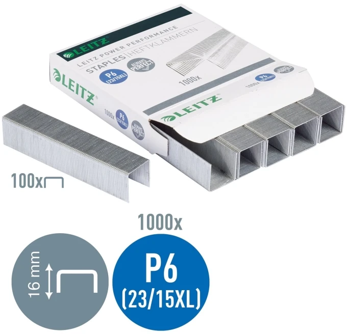Sąsagėlės Leitz, 23/15XL (1000) 1103-110