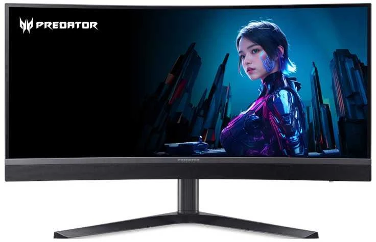 Monitorius Acer Predator X34“ (X34V3bmiiphuzx) 34 col., UWQHD, MiniLED