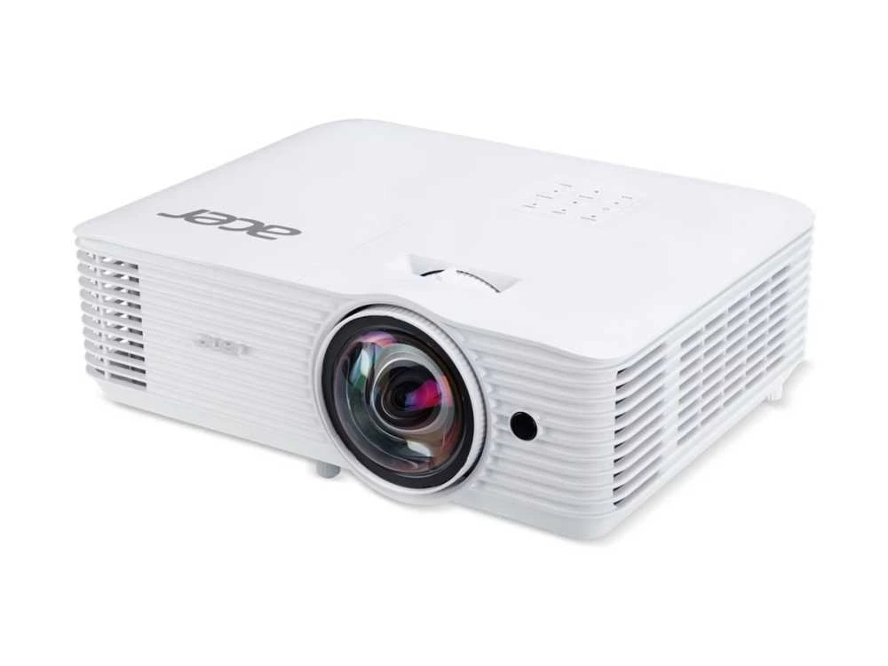 ACER projektorius S1287n, trumpo nuotolio, 1024x768, 4000 ANSI, VGA, HDMI, RJ45, REPRO, 5000 val., LAN, baltas
