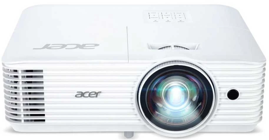 ACER projektorius S1287n, trumpo nuotolio, 1024x768, 4000 ANSI, VGA, HDMI, RJ45, REPRO, 5000 val., LAN, baltas