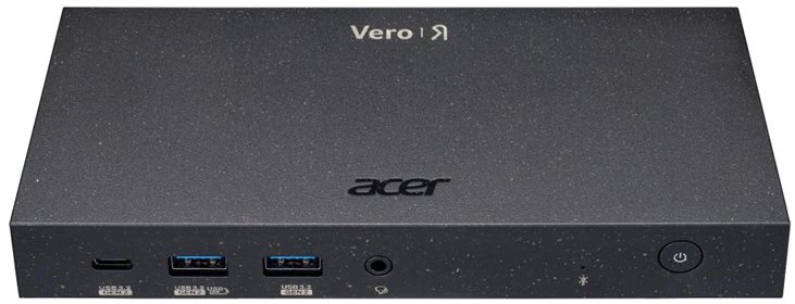 Acer Vero MST Dock M33: priekinis skydelis su jungtimis