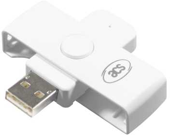 Skaitytuvas ACS ACS ACR39U-N1 lustinių kortelių skaitytuvas Vidinis USB USB 2.0 Baltas
