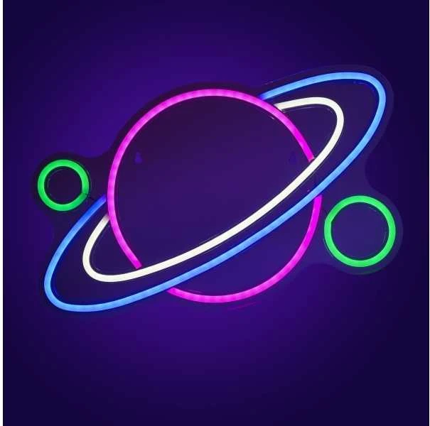 ActiveJet Aktyvuotas AJE-NEON PLANET LED neonas