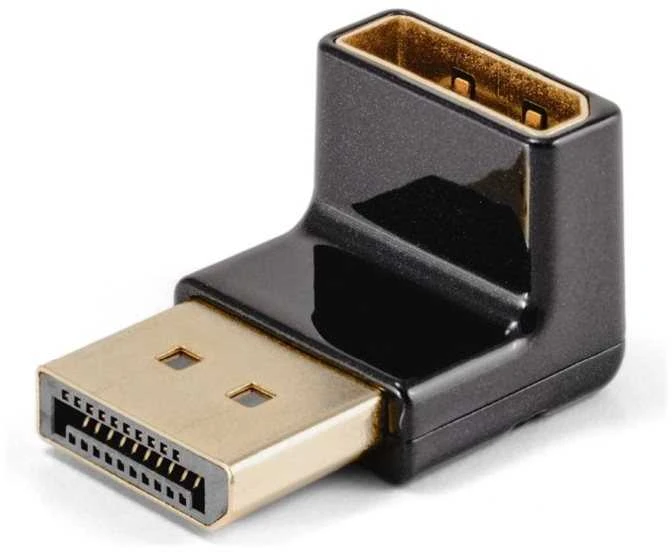 DisplayPort 1.4 kampinis adapteris 90 laipsnių