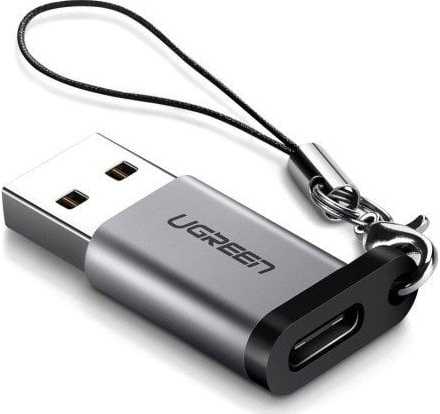 Adapteris USB A kištukas į USB-C kištukas UGREEN 3.0 (pilkas)