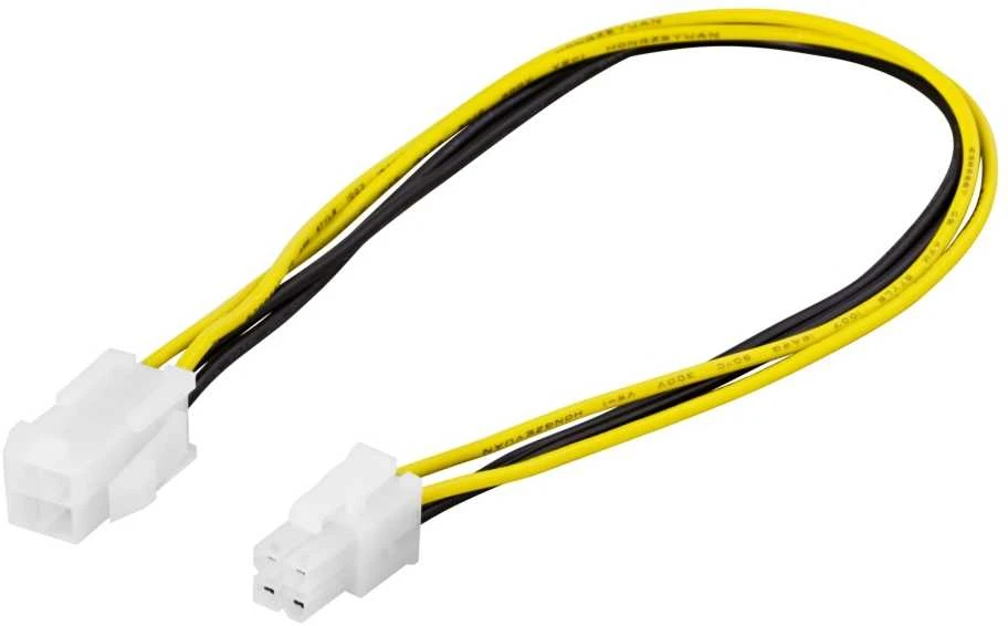 ATX12V 4 kontaktų prailginimo kabelis 30 cm