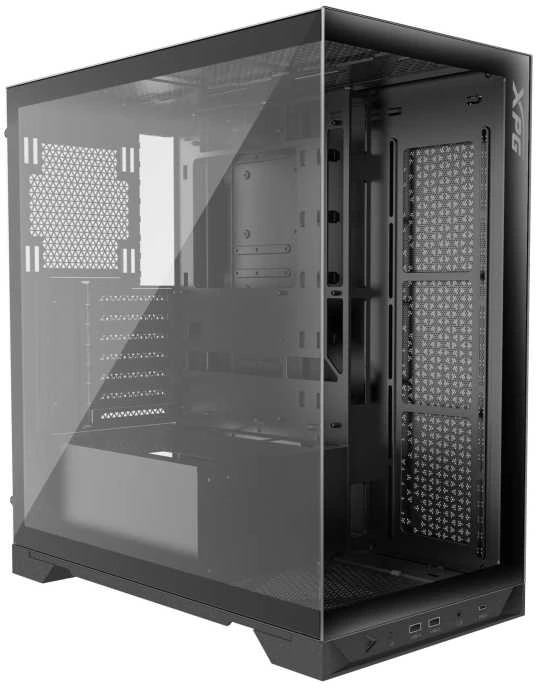 ADATA XPG Invader X ATX Midi Tower juodas 4x120mm ARGB Glas USB C