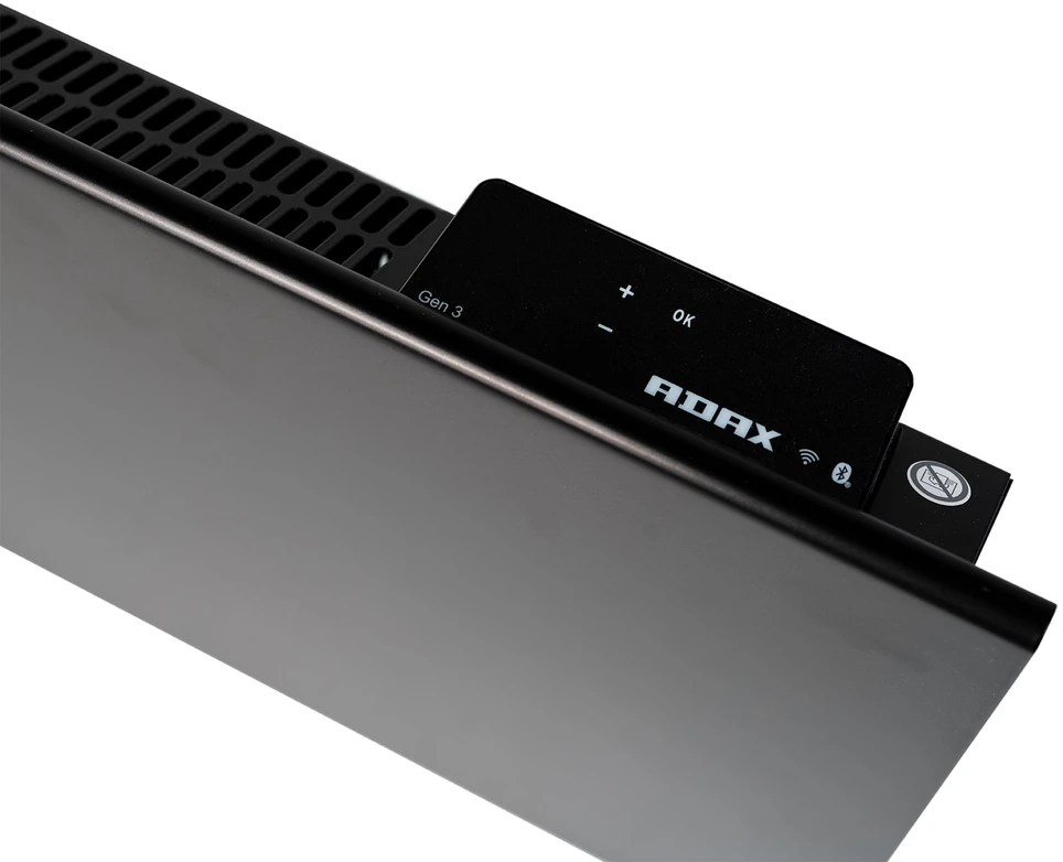 ADAX WT3 WiFi termostatas 230/400V juodas