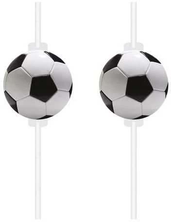 Globos Europe Bv Adikbal Popieriniai šiaudeliai Futbolas, 4 vnt., vieno dydžio