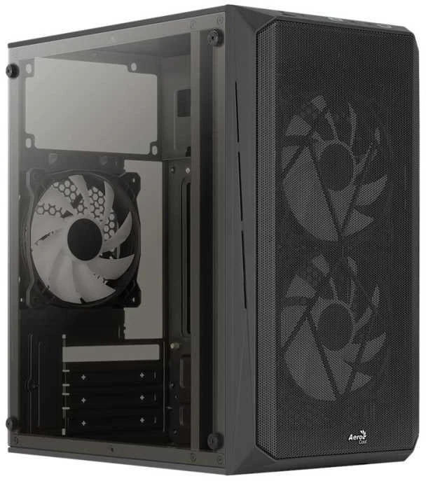AEROCOOL PGS CS-107-A-BK-v2 FRGB - PC dėklas