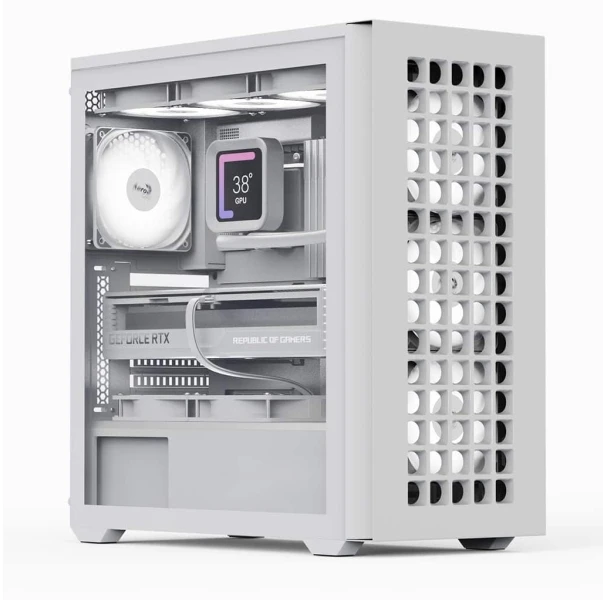 Obudowa Aerocool Mini D301A-G-WT-V2 Baltas (ACCS-DS03043.21)