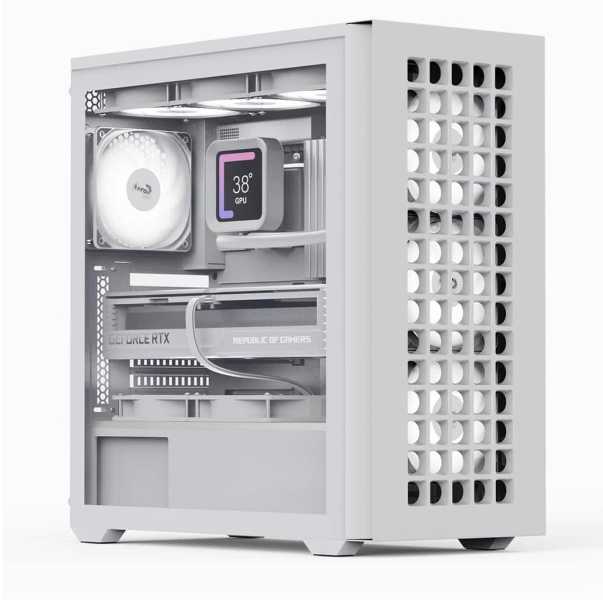 Pristatymas Aerocool D502A-G-WT-V1 Baltas (ACCM-DS02043.21)