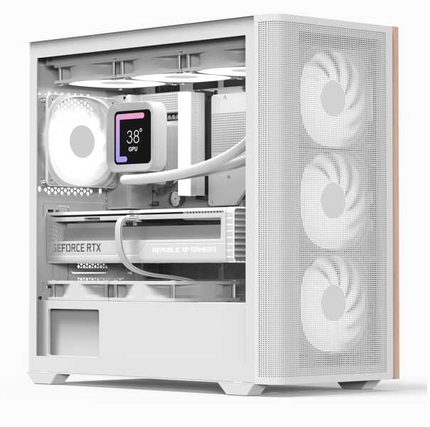 Obudowa Aerocool Mini D301A-G-WT-V2 Baltas (ACCS-DS03043.21)