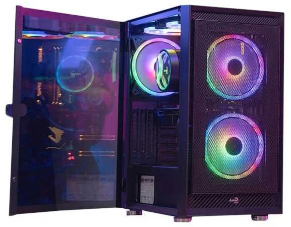 Aerocool Graphite v1 Midi-Tower - juodos spalvos