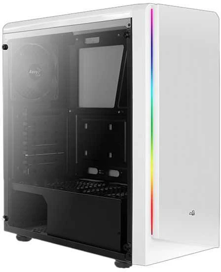 AEROCOOL AEROPGSRIFT-WH-RGB PC dėklas ATX Aerocool RIFT RGB Baltas USB 3.0 - 1x120mm Juodas FAN