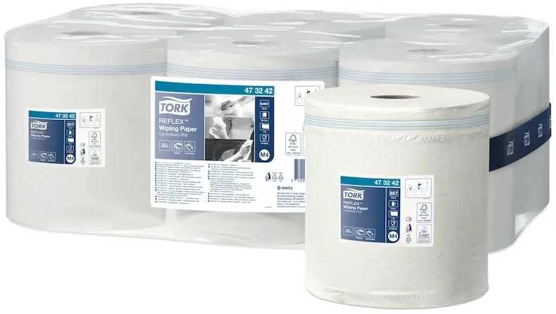 Popieriniai rankšluosčiai TORK 473242, REFLEX M4 1-ply