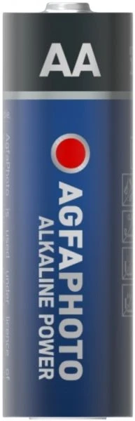 AgfaPhoto 110-859354, vienkartinė baterija, AA, šarminė, 1,5 V, 100 vnt., juoda, mėlyna, raudona, balta