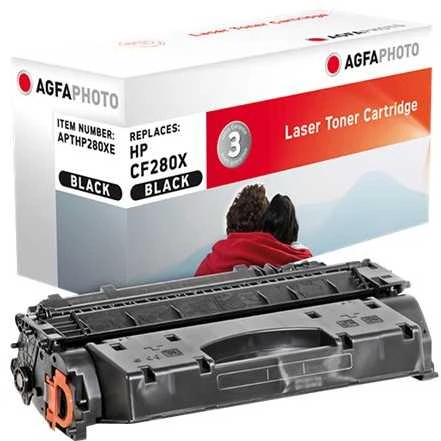 AgfaPhoto HP Laserjet PRO M401,CF280X, perdirbta kasetė