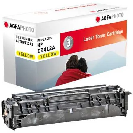 AgfaPhoto HP Laserjet PRO 300, CE412A, perdirbta kasetė