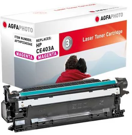 AgfaPhoto HP Laserjet Enterprise 500, CE403A, perdirbta kasetė