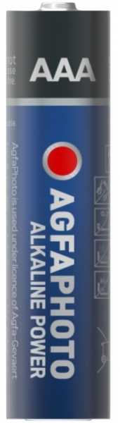 AgfaPhoto 110-859330, Single-use battery, AAA, Alkaline, 1.5 V, 48 pc(s), Juodas, Mėlyna, Raudona, Baltas