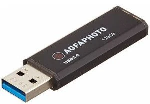 AgfaPhoto USB 3.2 Gen 1 128GB juoda