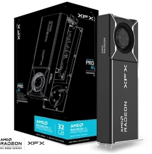Vaizdo plokštė Grafikos plokštė XFX AI PRO R9700 32GB GDDR6 RX-97XPROAIY Retail
