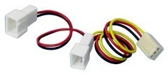 Akasa 3-pin - 3-pin x2, 0.15m, Multicolour (AK-FY320)