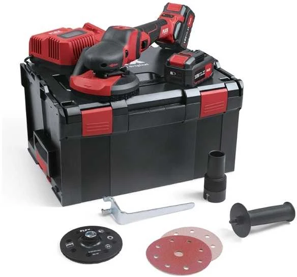 Akumuliatorinis šlifuoklis FLEX SE 125 18.0-EC