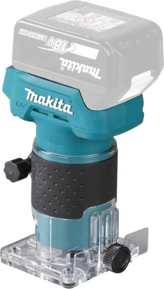 Makita DRT52Z Akumuliatorinis freza 6mm, 30.000 r/min, komplektuojama be akumuliatorių ir kroviklio!