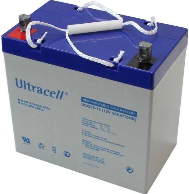 Akumuliatorius Ultracell UCG55-12 (55Ah, 12V)